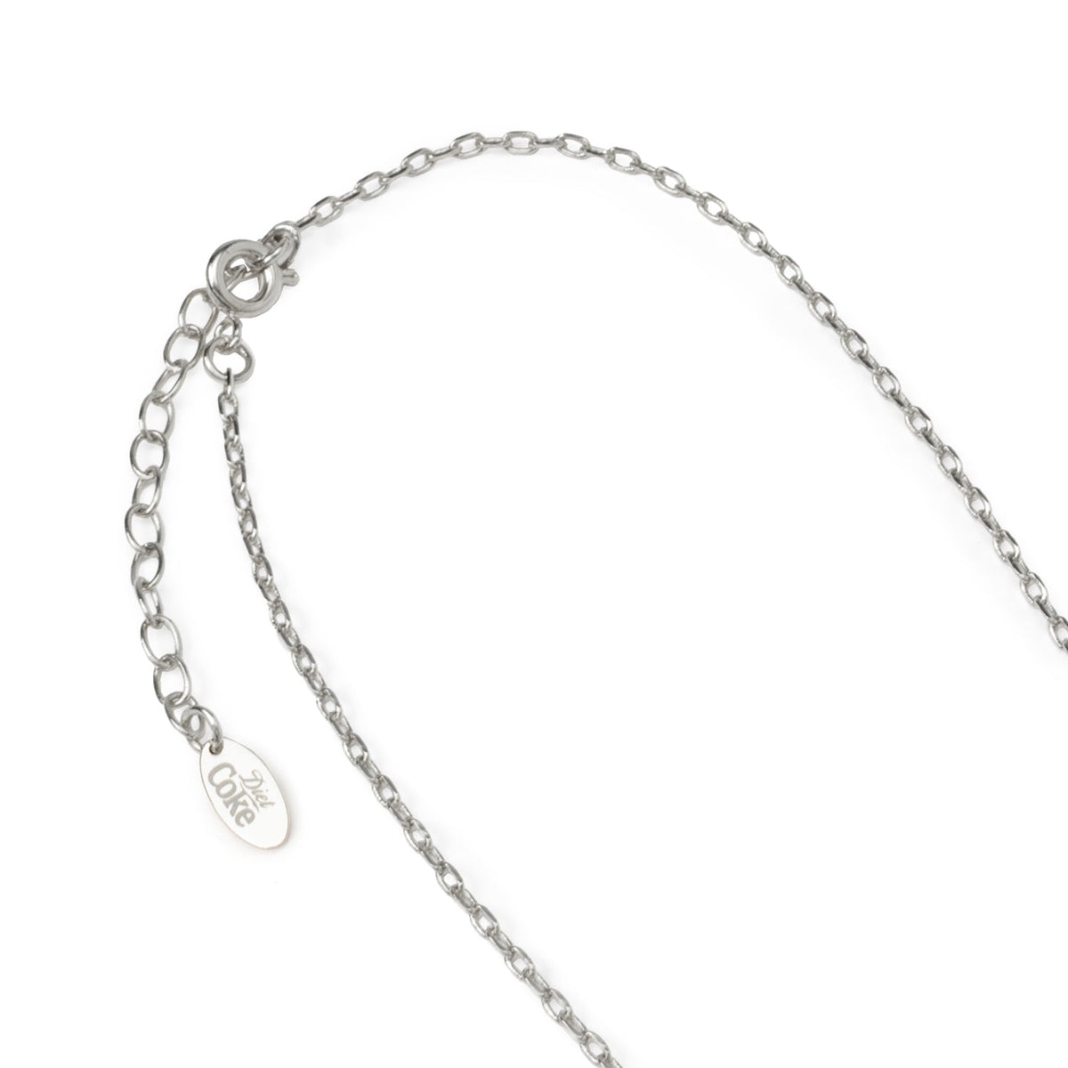 Diet Coke Tab Silver Necklace