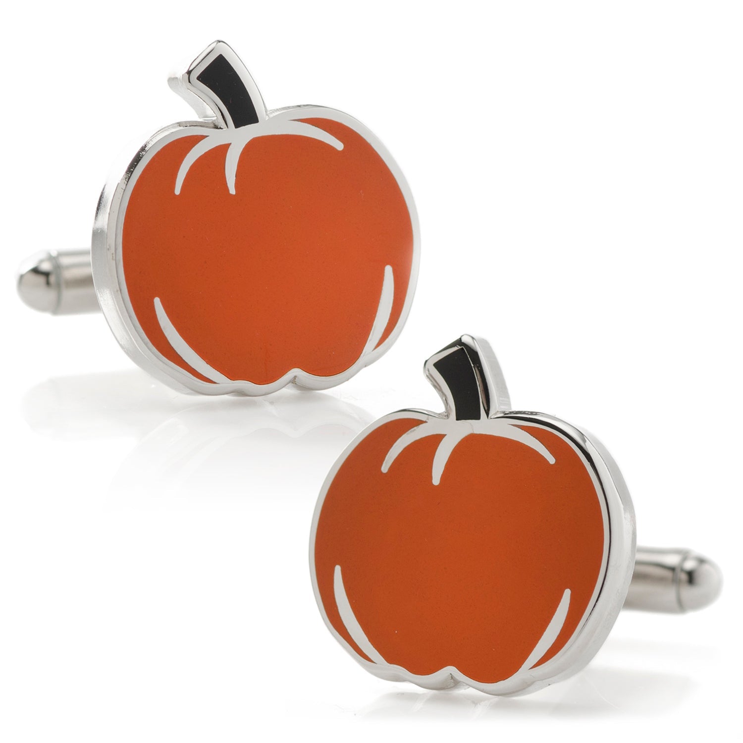 Pumpkin Enamel Cufflinks