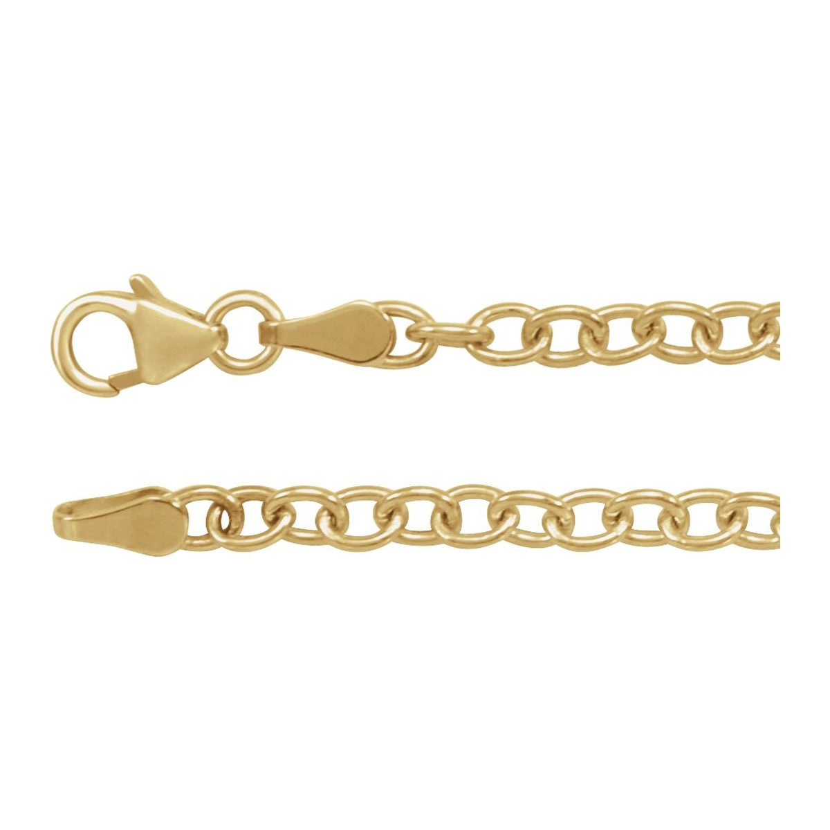 3.25 mm Oval Cable Chain