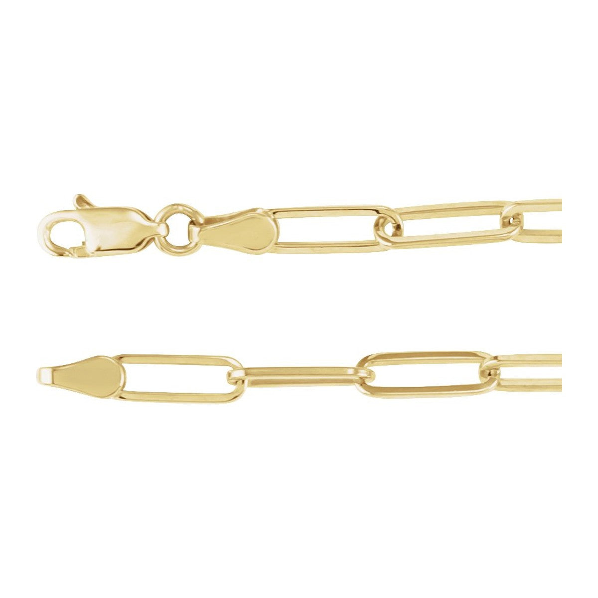 3.85 mm Paperclip Chain