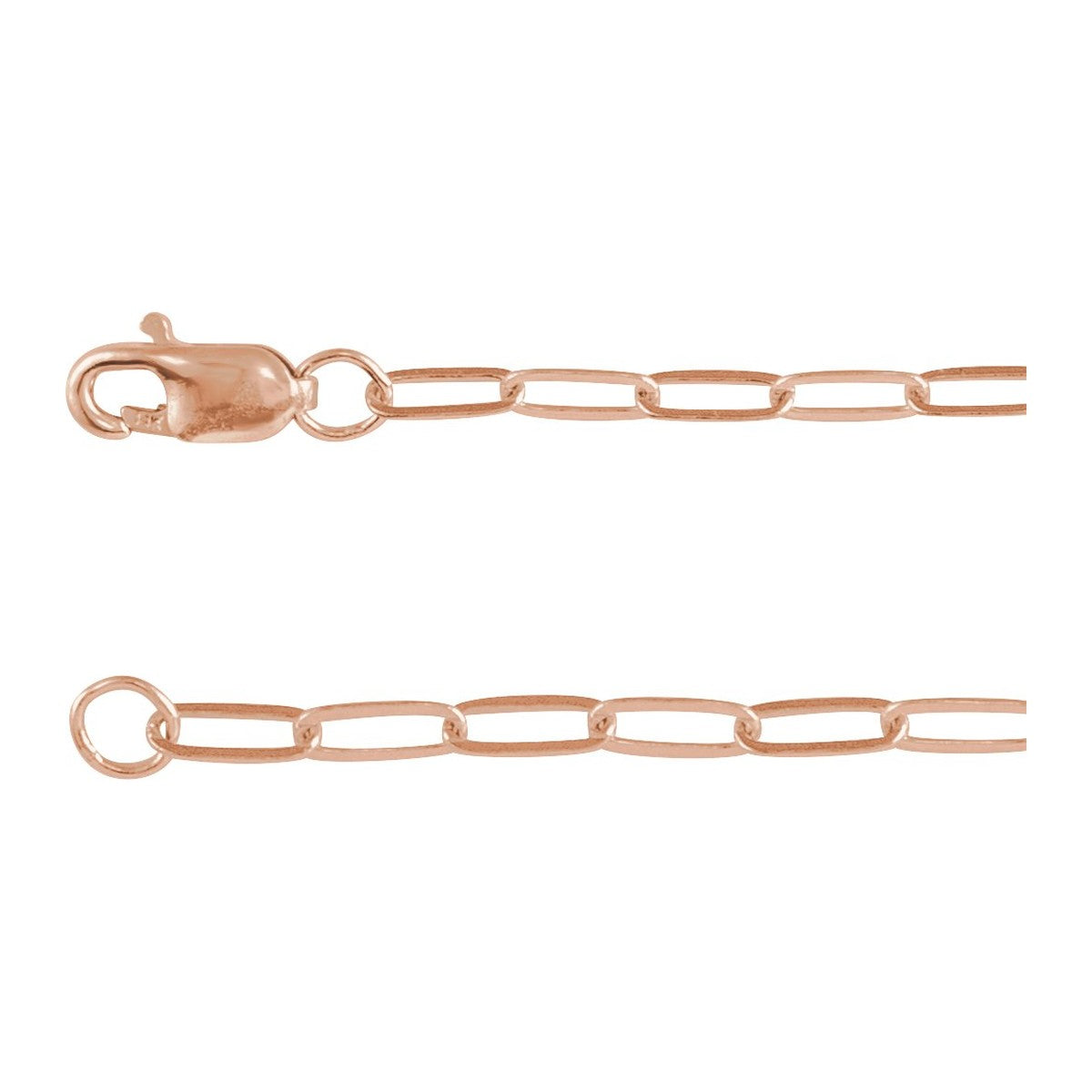 2.1 mm Paperclip Chain
