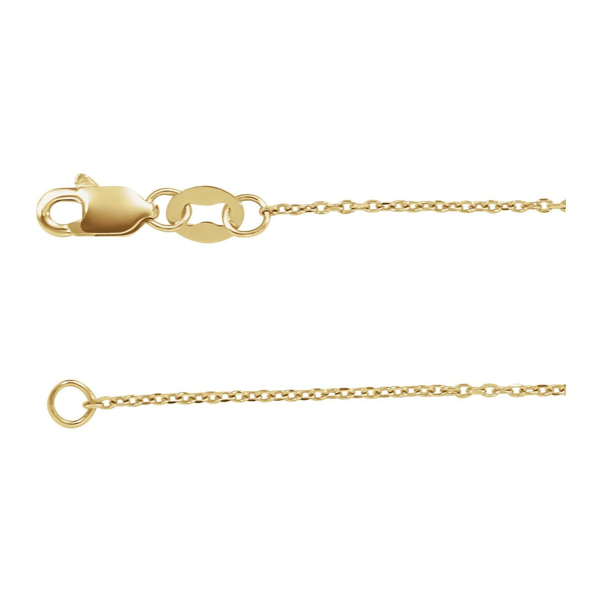 1 mm Diamond-Cut Cable Chain
