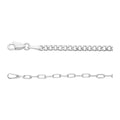 2.7 mm Curb and Paperclip Chain