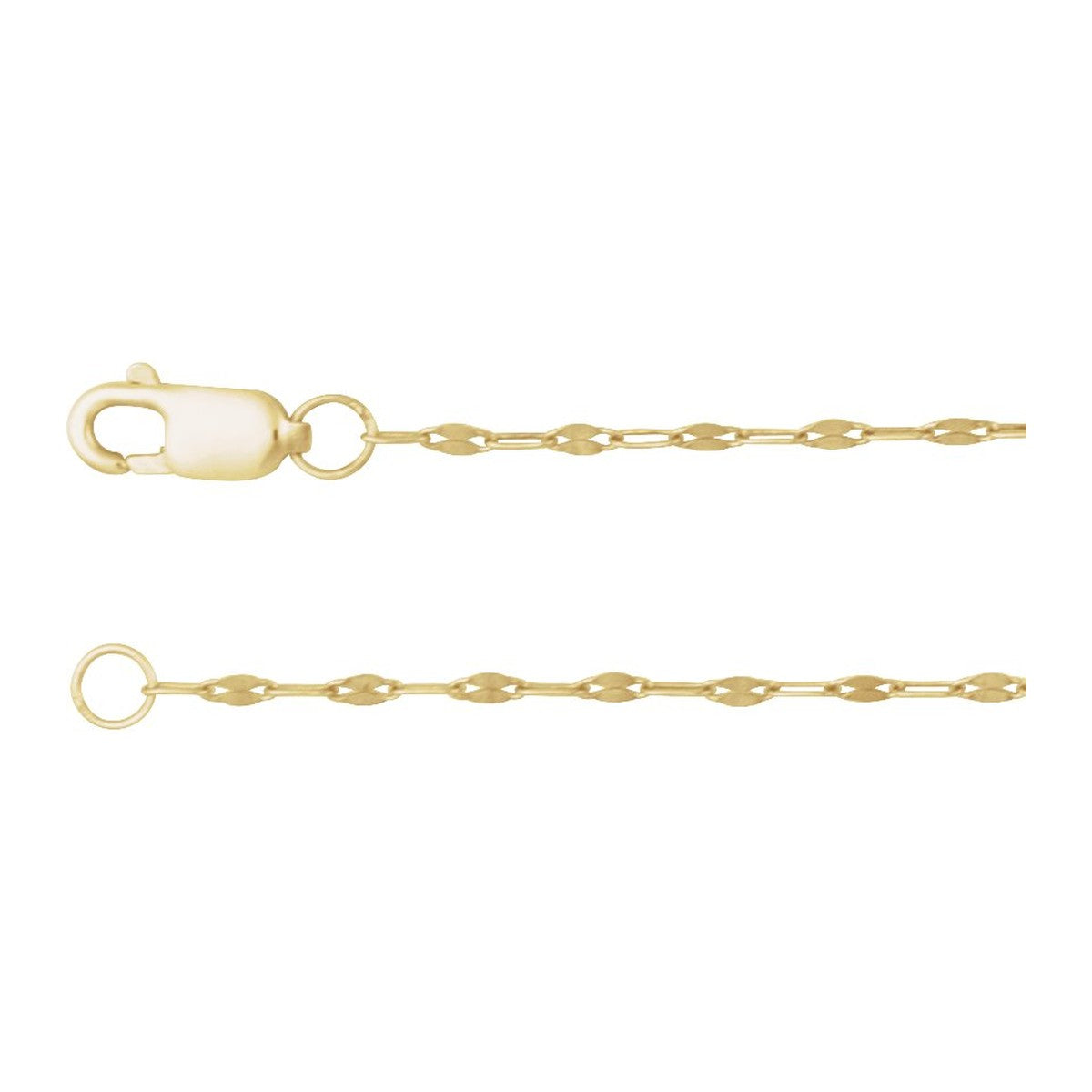 1.5 mm Keyhole Chain
