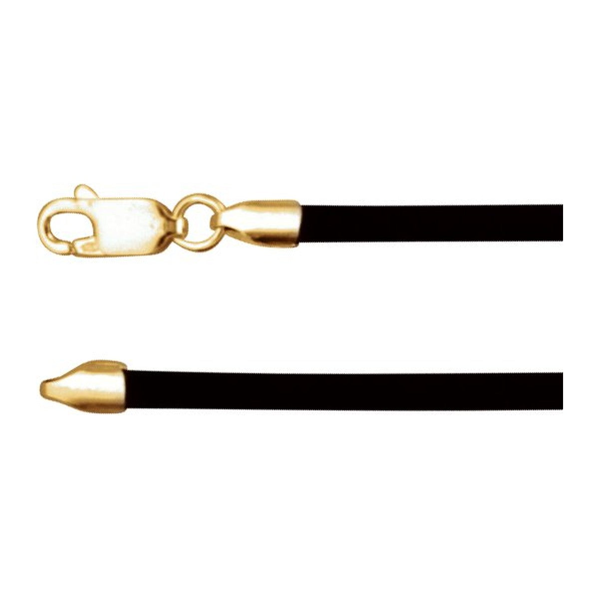 3 mm Rubber Cord Necklace