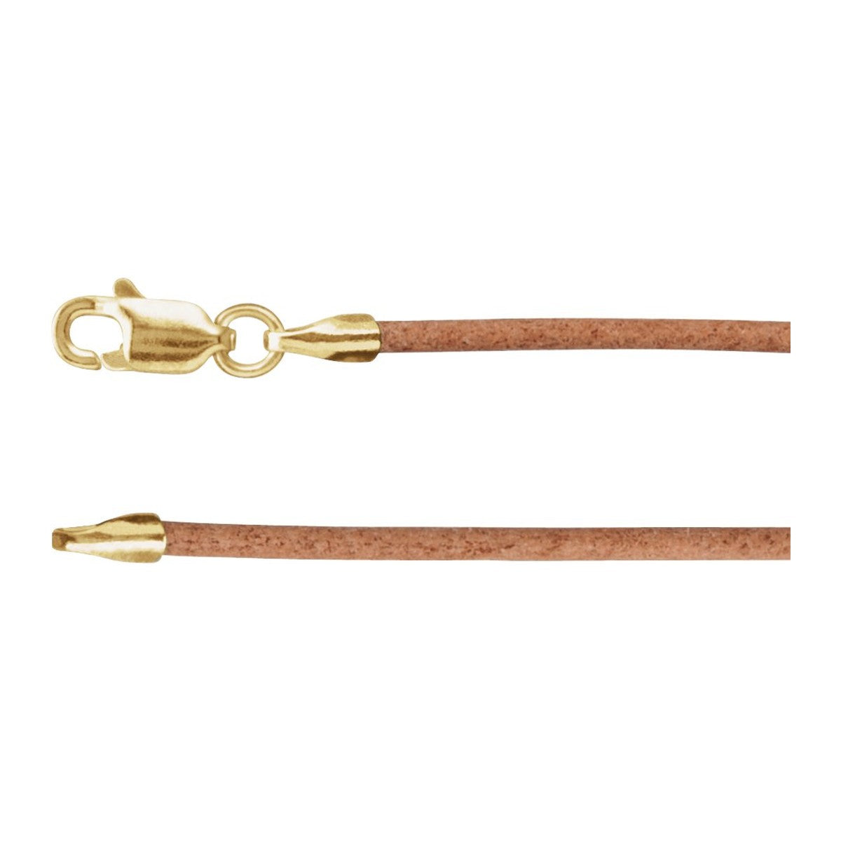 1.5 mm Leather Cord Necklace