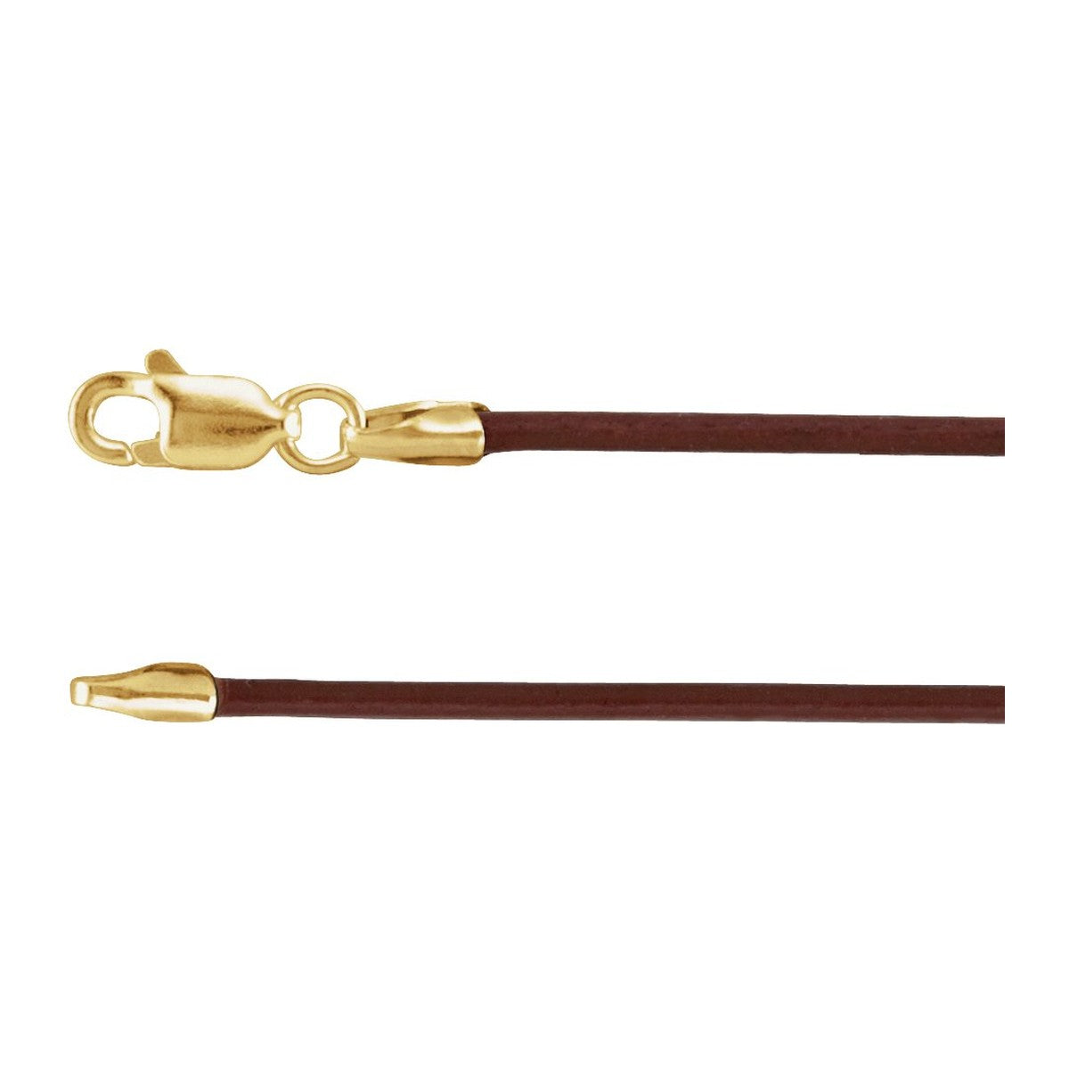 1.5 mm Leather Cord Necklace