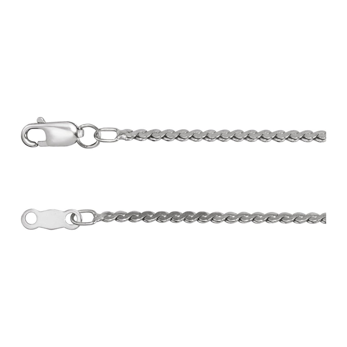 1.7 mm Serpentine Chain