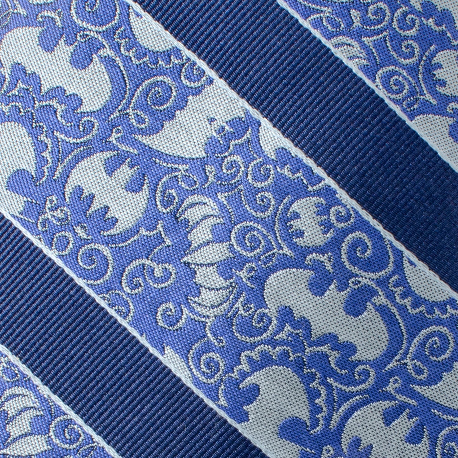 DC Batman Stripe Multi Emblem Blue Men's Tie - product detail