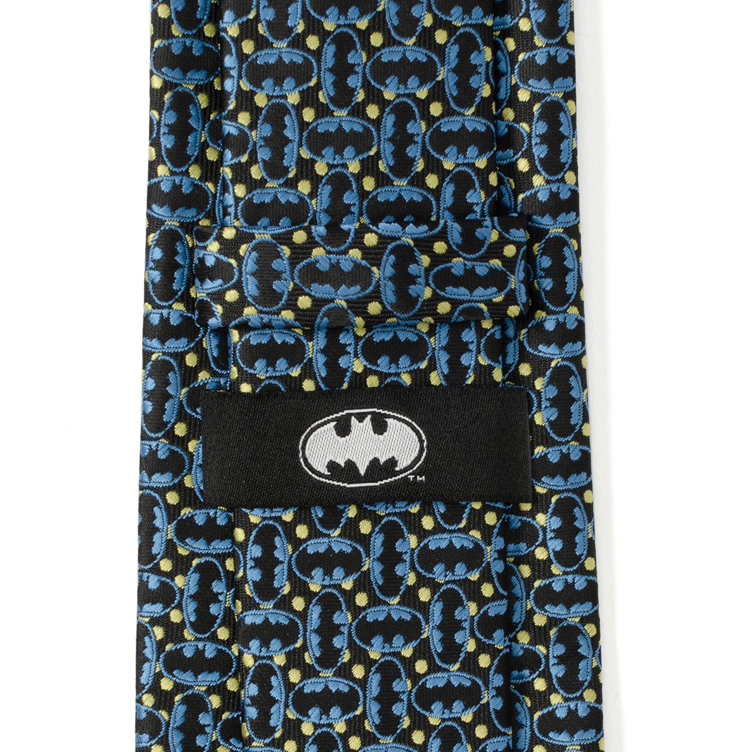 DC Batman Emblem Multi Black Men's Tie - additional view