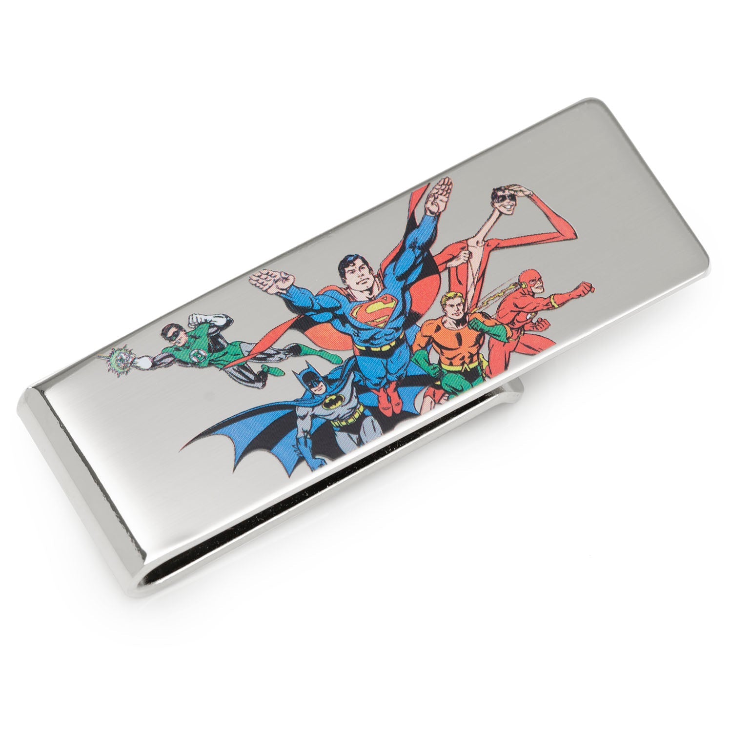DC Justice League Money Clip - Officially licensed DC Comics money clip available at XSREZ