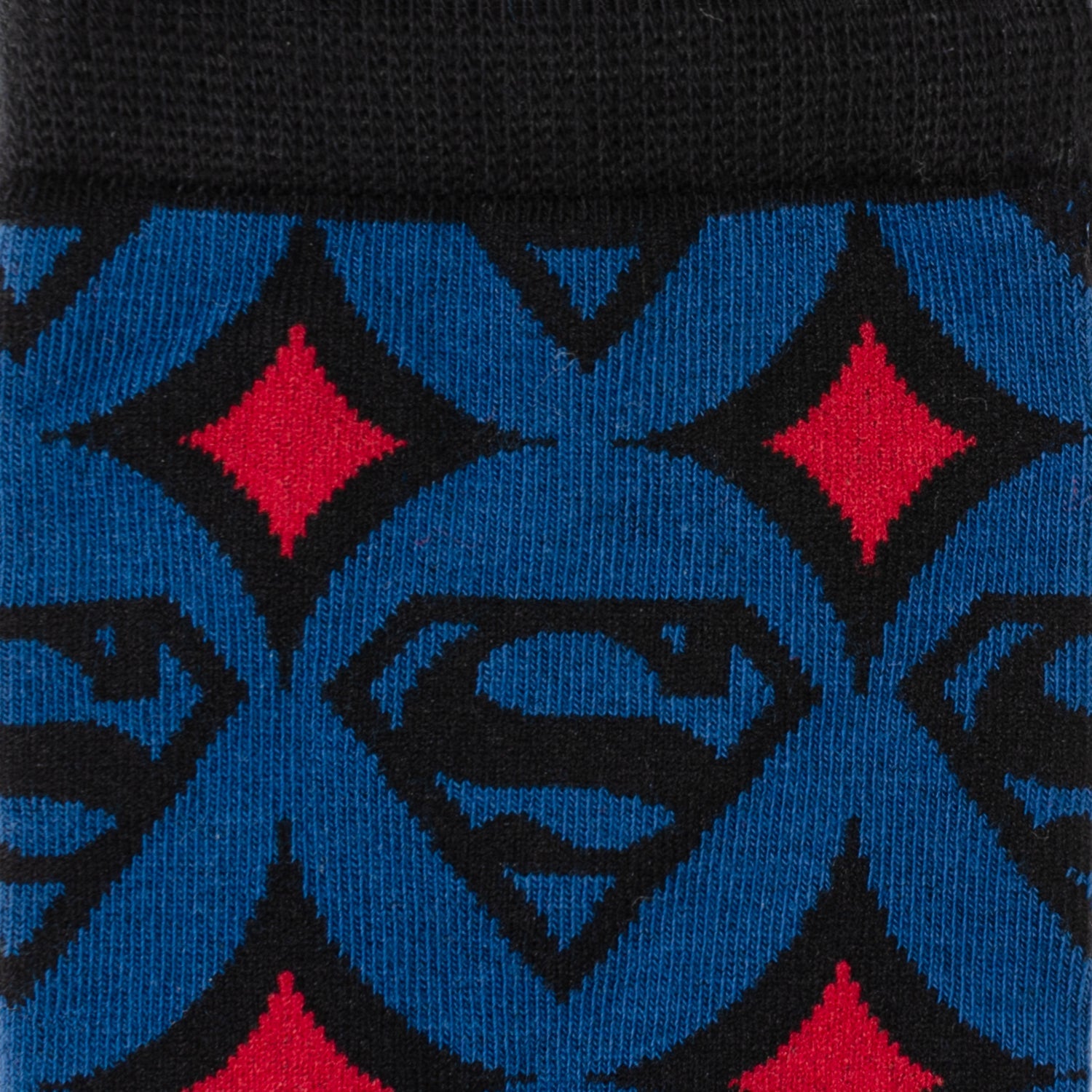 DC Superman Circle Motif Blue Men's Socks - alternate angle