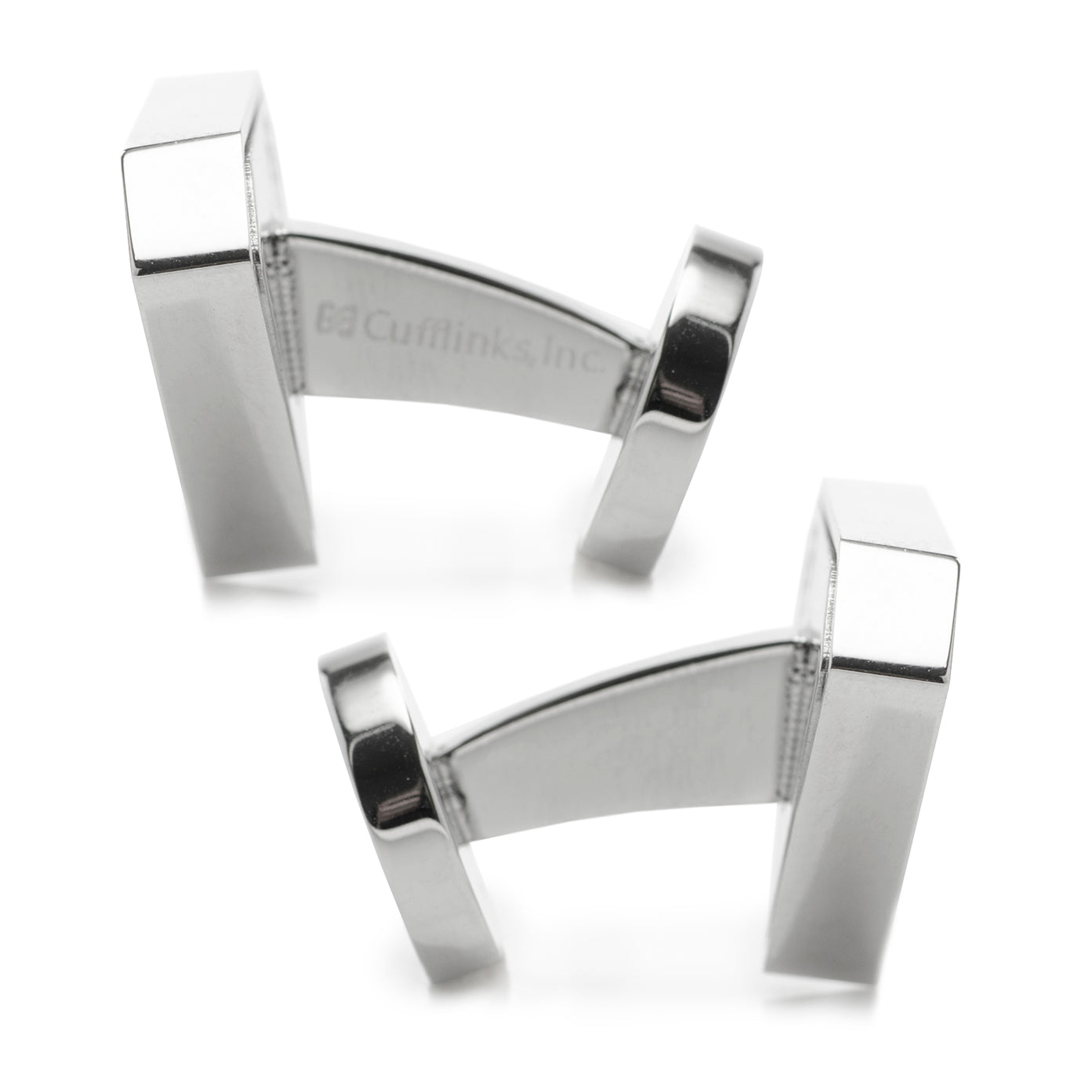 DC Superman Black Onyx Stainless Steel Cufflinks - additional view