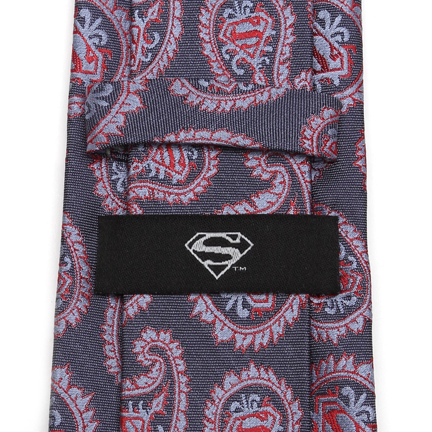 DC Superman Red and Blue Paisley Tie - product detail