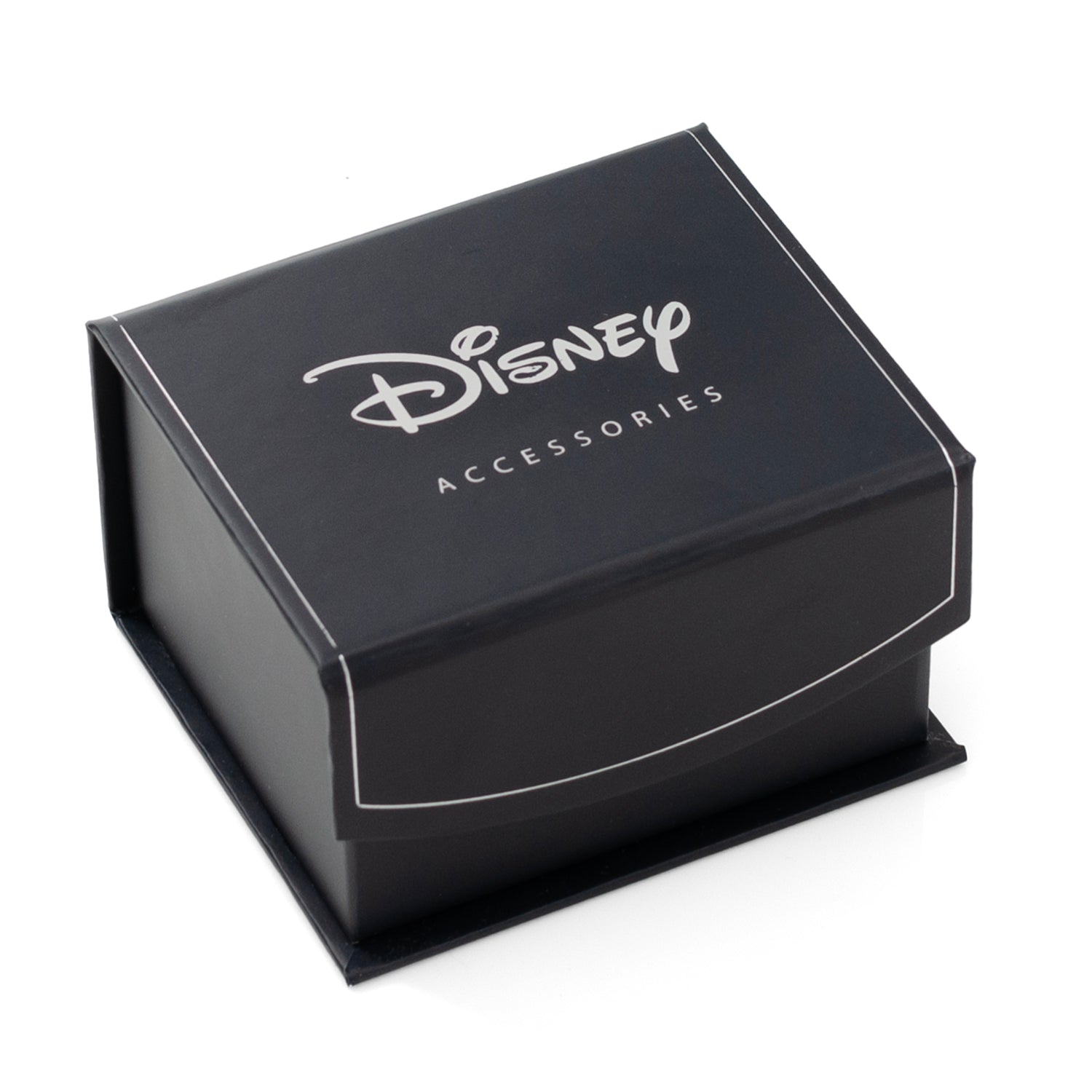 Disney Mickey Mouse Onyx Stainless Steel Tie Bar
