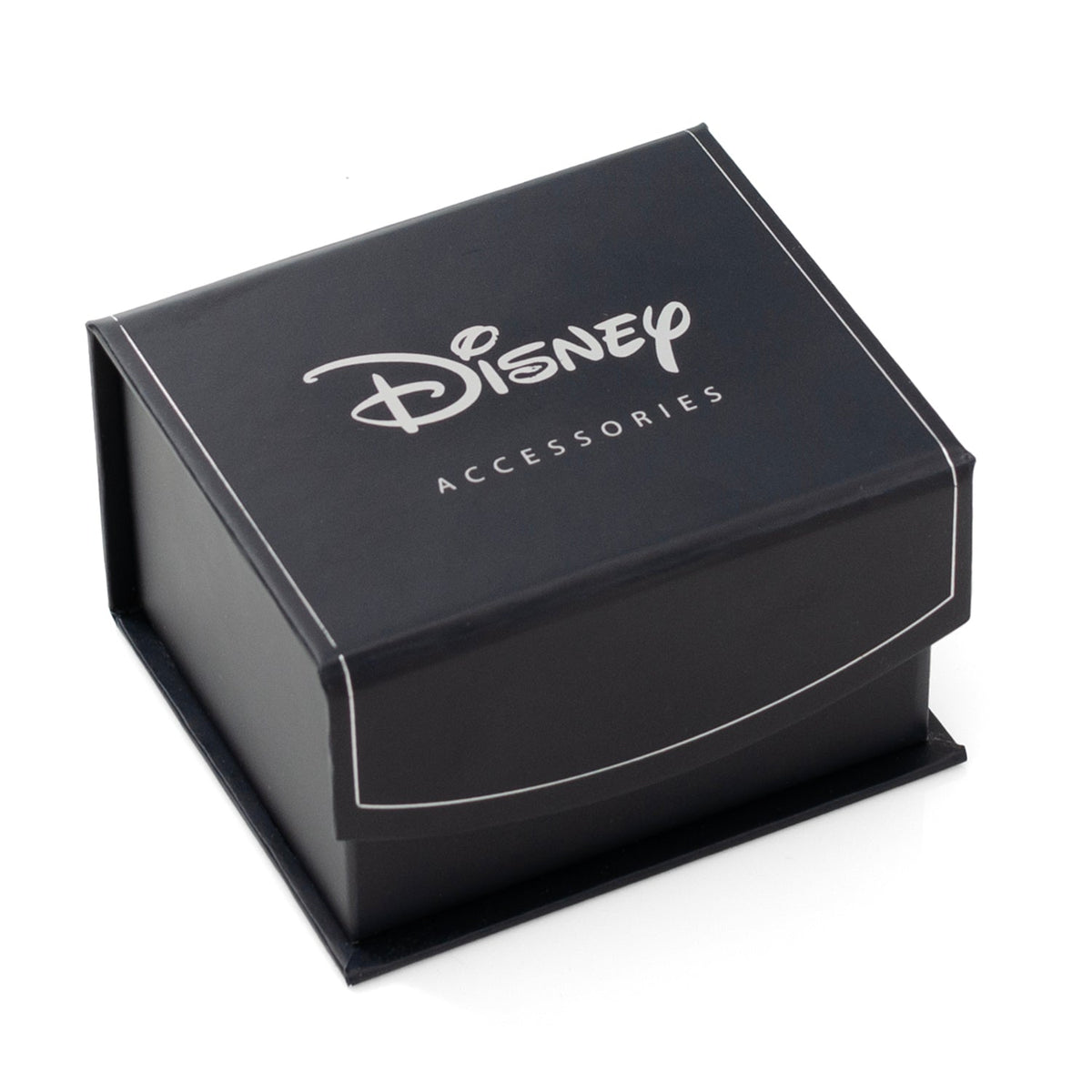 Disney Mickey Mouse Silhouette Cutout Silver Tie Bar