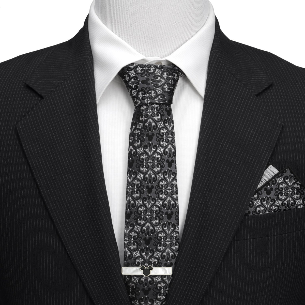 Disney Mickey Mouse Damask Tile Men's Tie