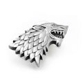 Game of Thrones Stark Direwolf Antiqued Lapel Pin
