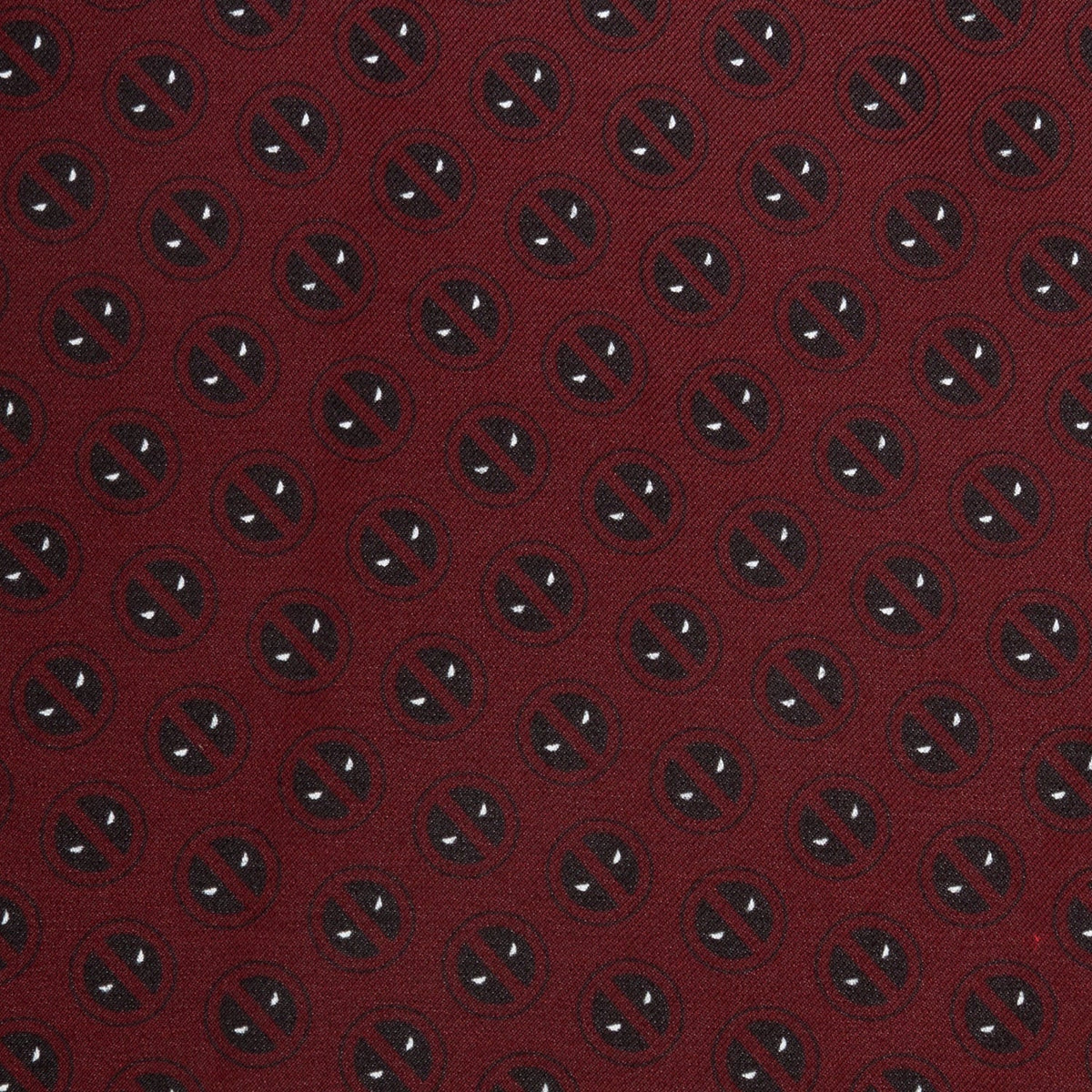 Marvel Deadpool Red Mask Silk Pocket Square