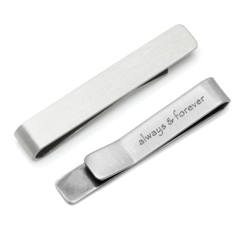 Always and Forever Hidden Message Tie Bar - Classic tie bar available at XSREZ