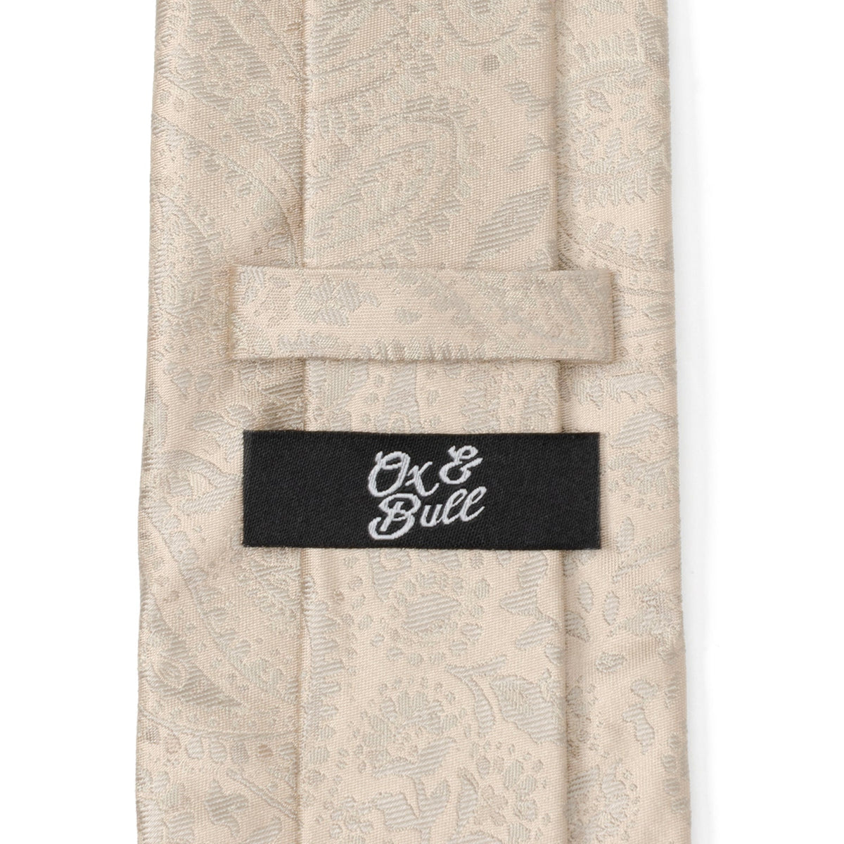 Champagne Paisley Men's Tie