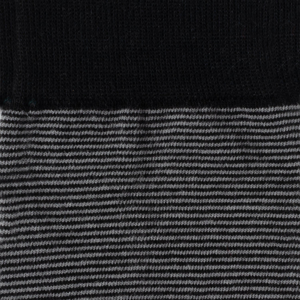 Striped Gray Black Men's Socks