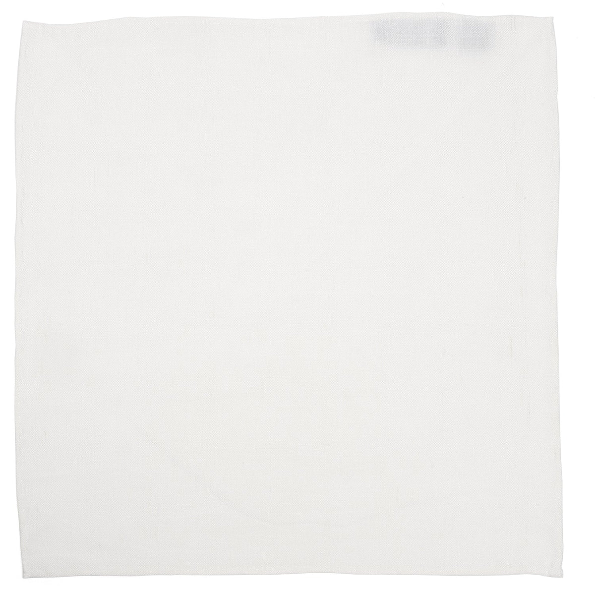 Cream Linen Pocket Square