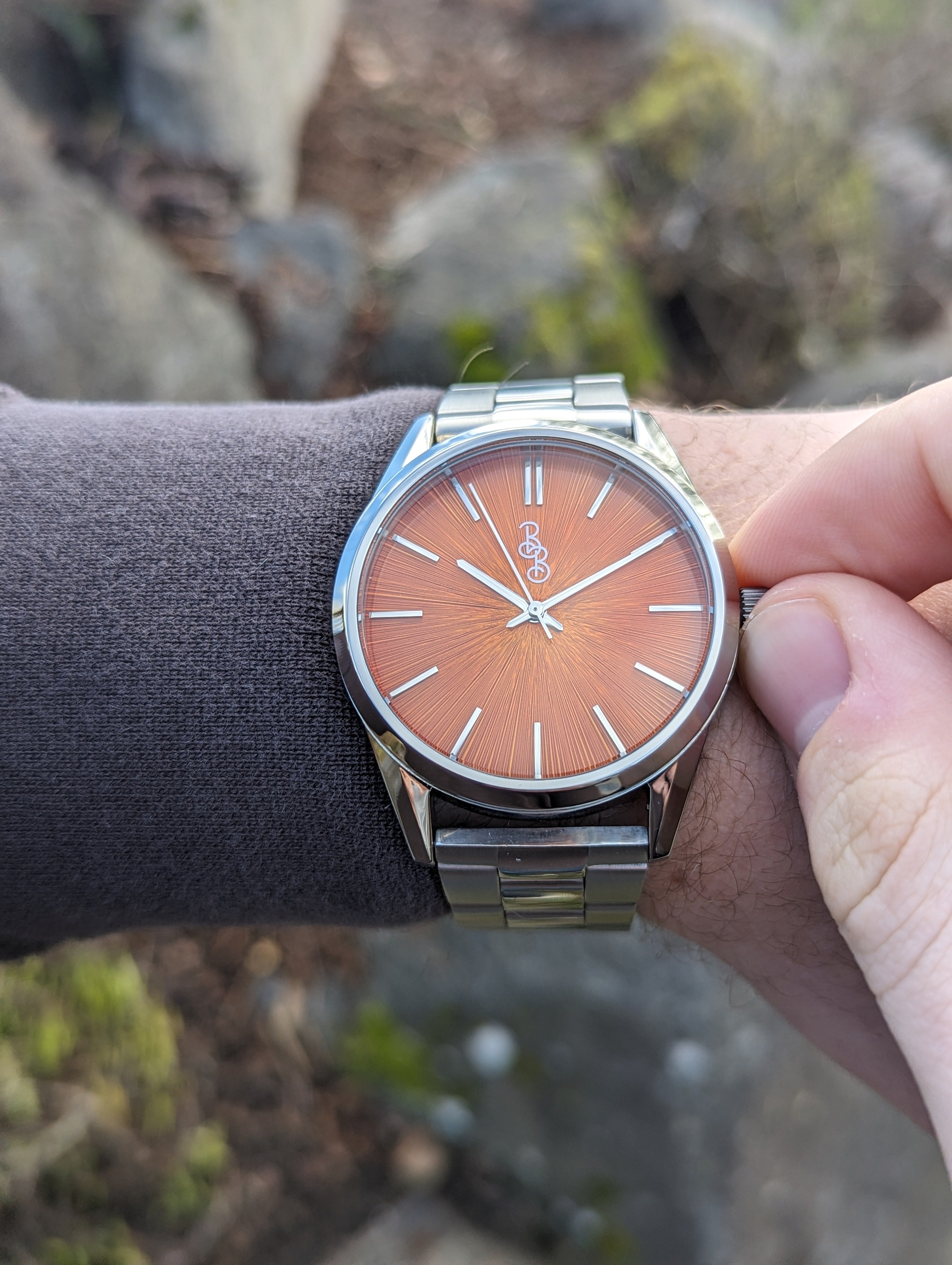 Orange Sunburst Watch - image 9