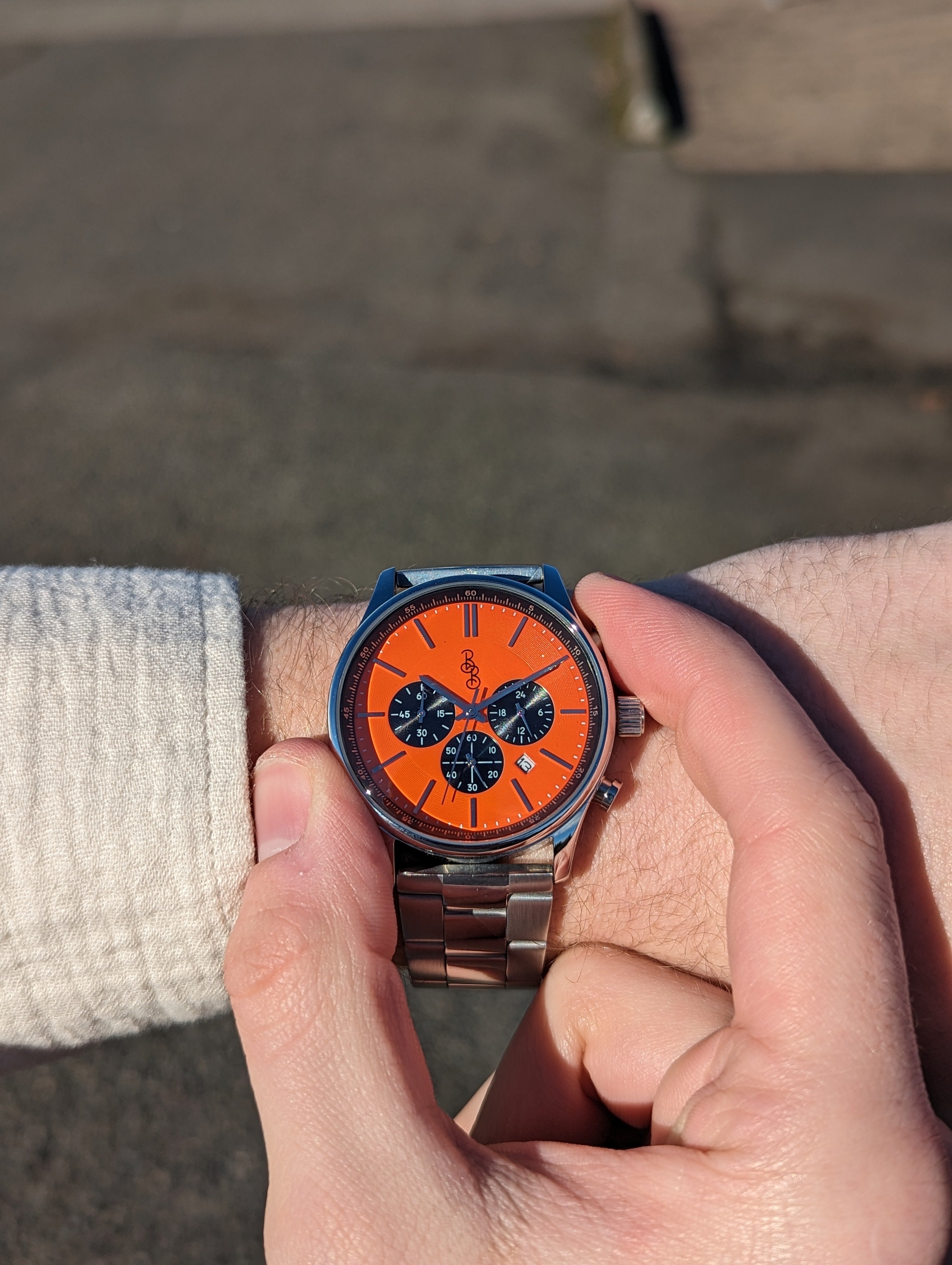 Orange and Black Chronograph - additional view