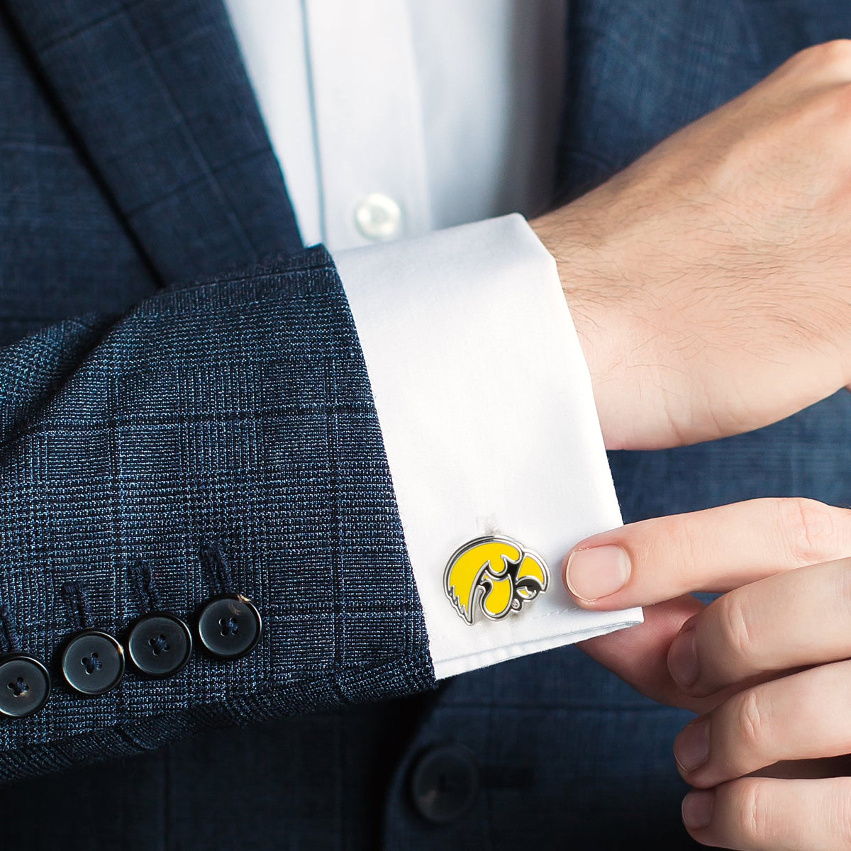 NCAA University of Iowa Hawkeyes Cufflinks
