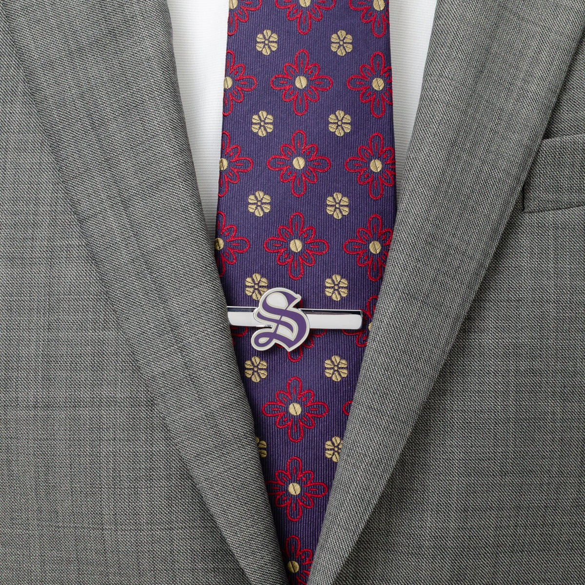 NCAA Sewanee Tiger Mascot Tie Clip