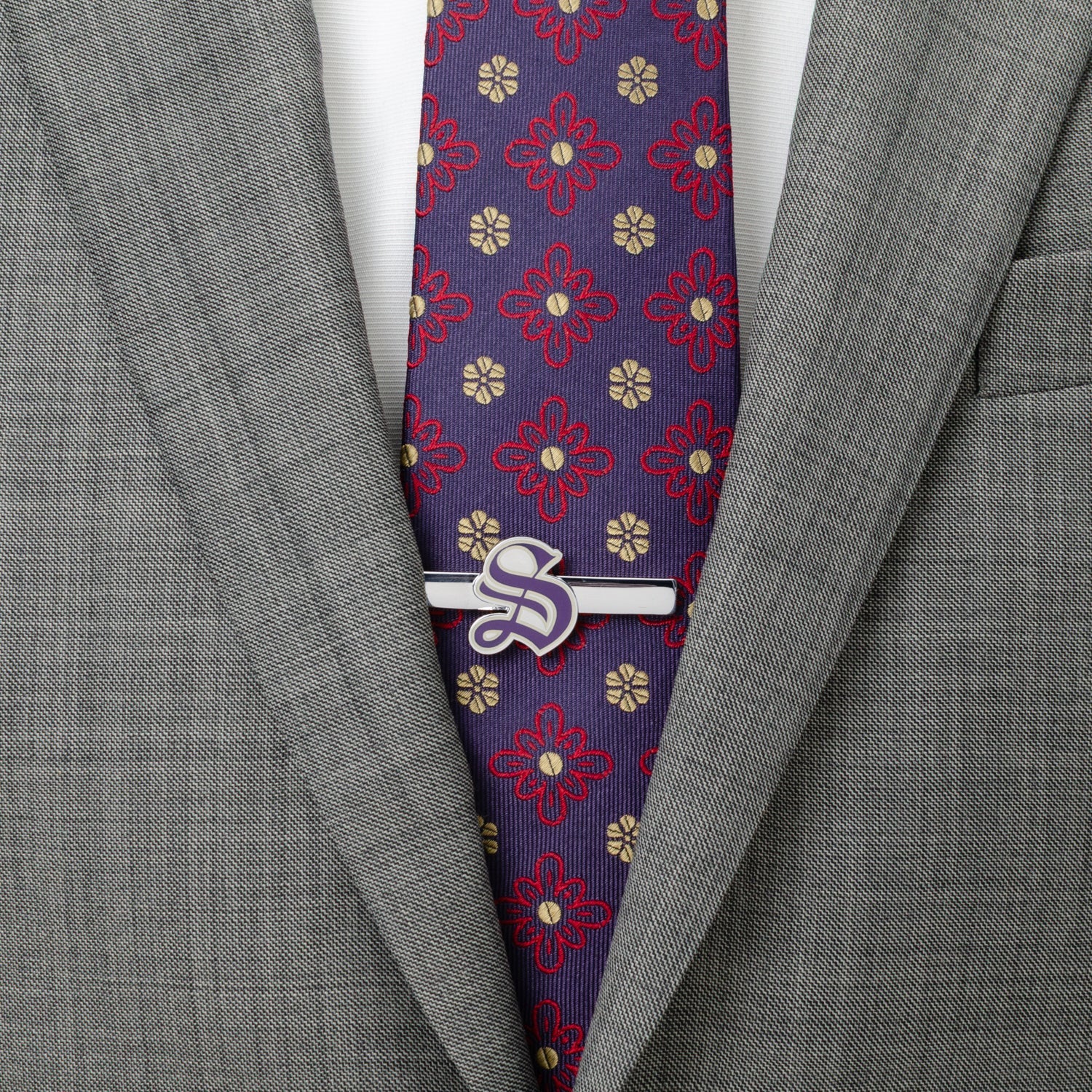 NCAA Sewanee Tiger Mascot Tie Clip