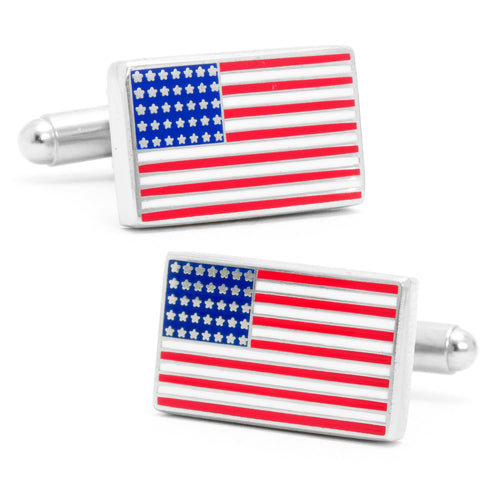 American Flag Cufflinks - Classic cufflinks available at XSREZ