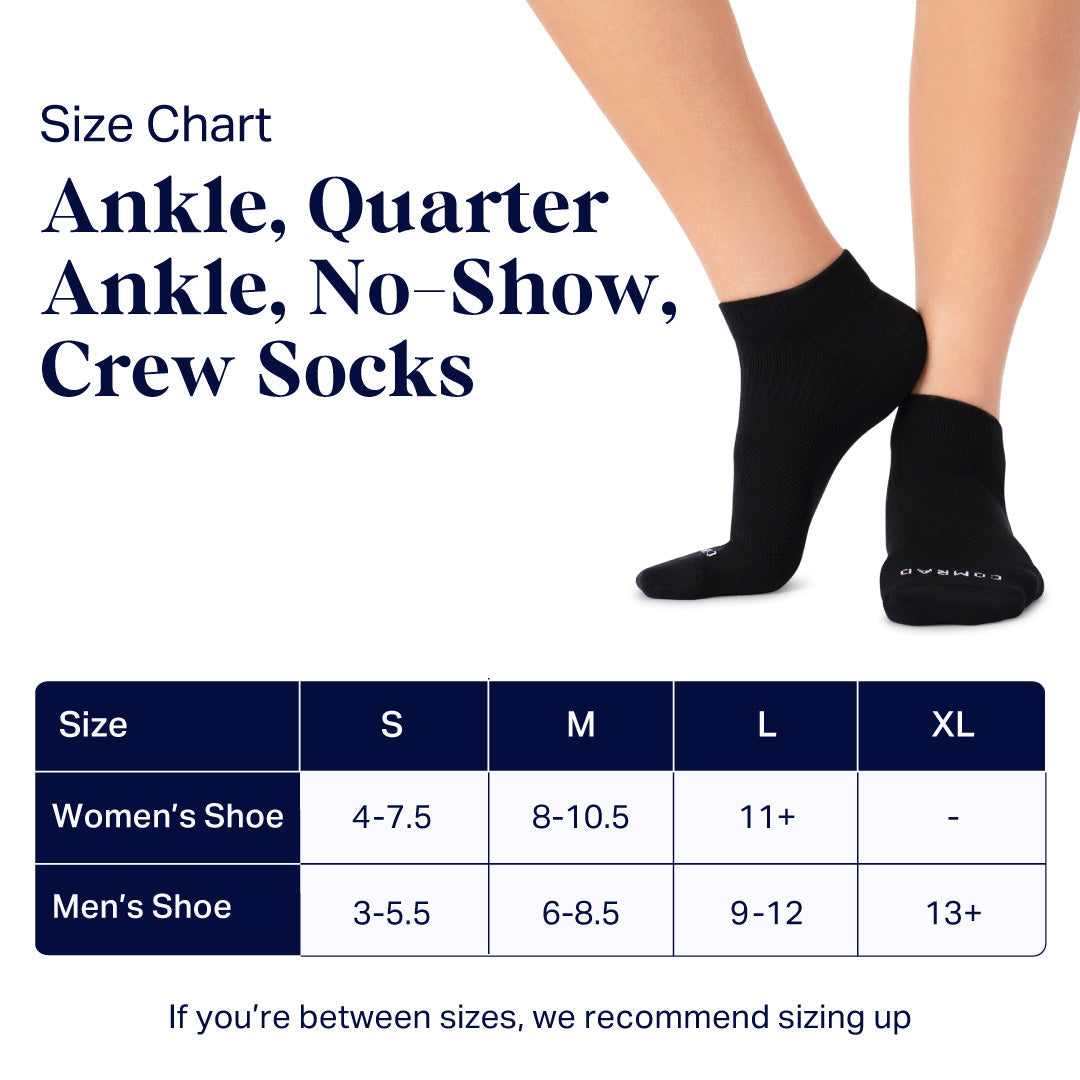 Combed Cotton No Show Socks – 3 Pack