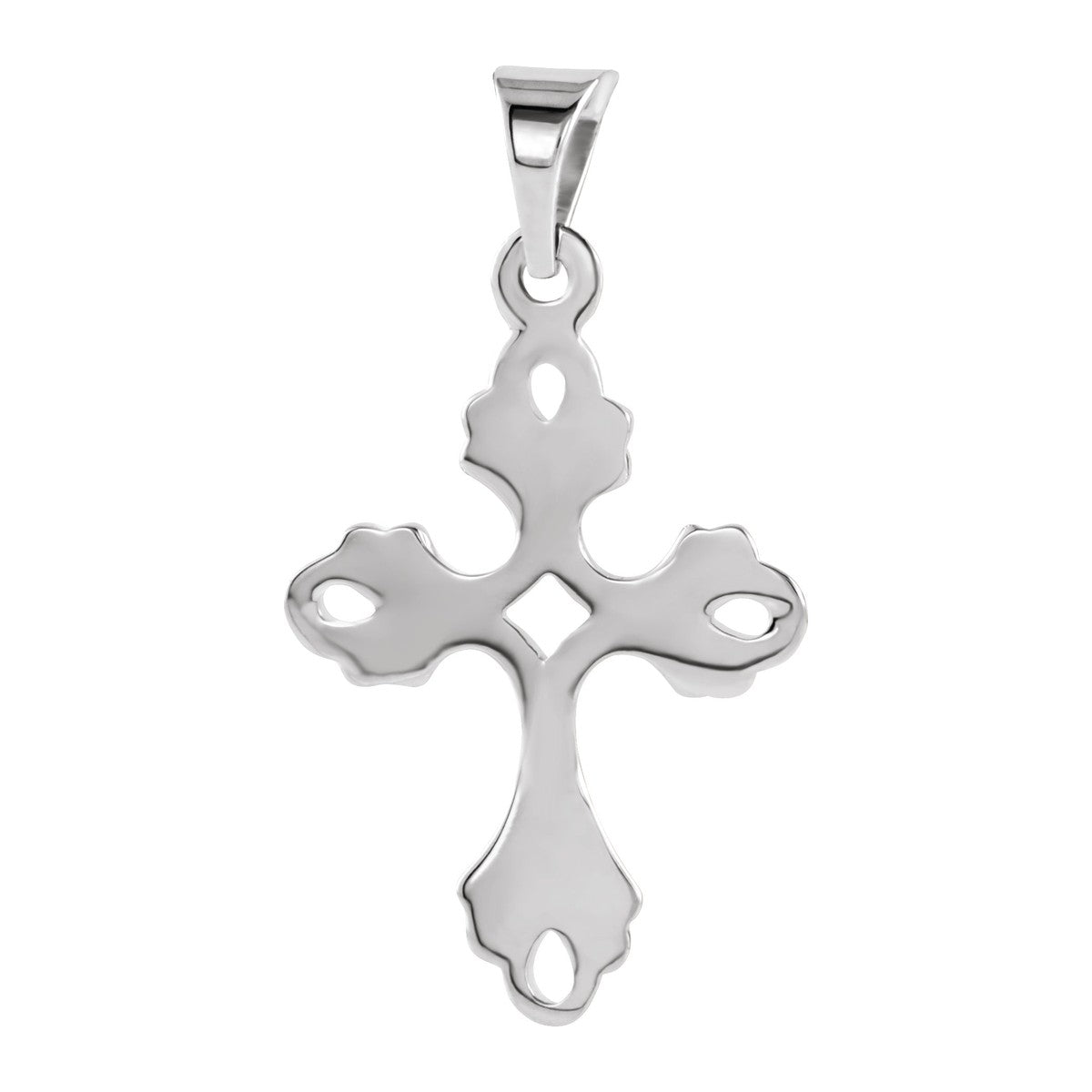 Scrolled Cross Pendant