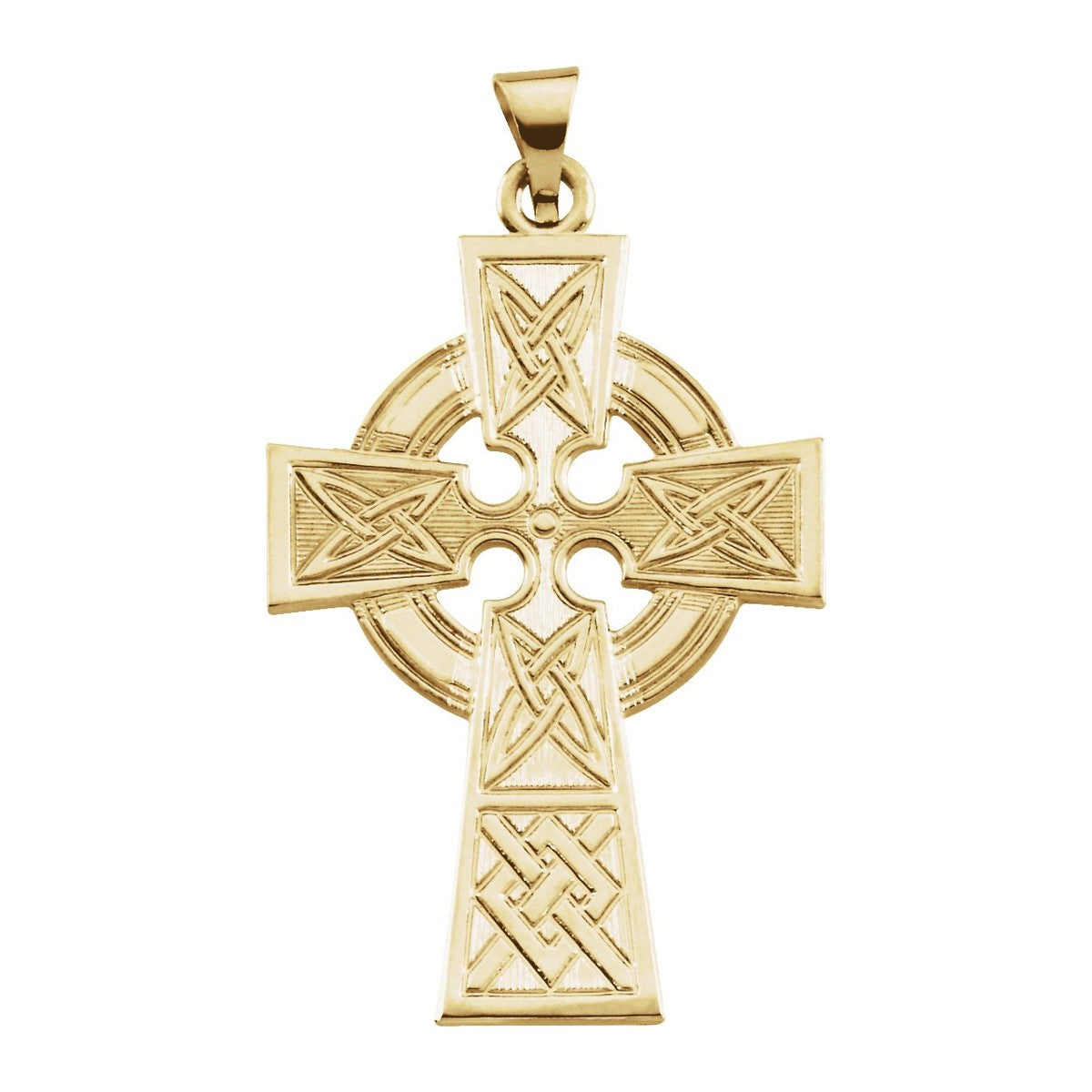 Celtic-Inspired Cross Pendant