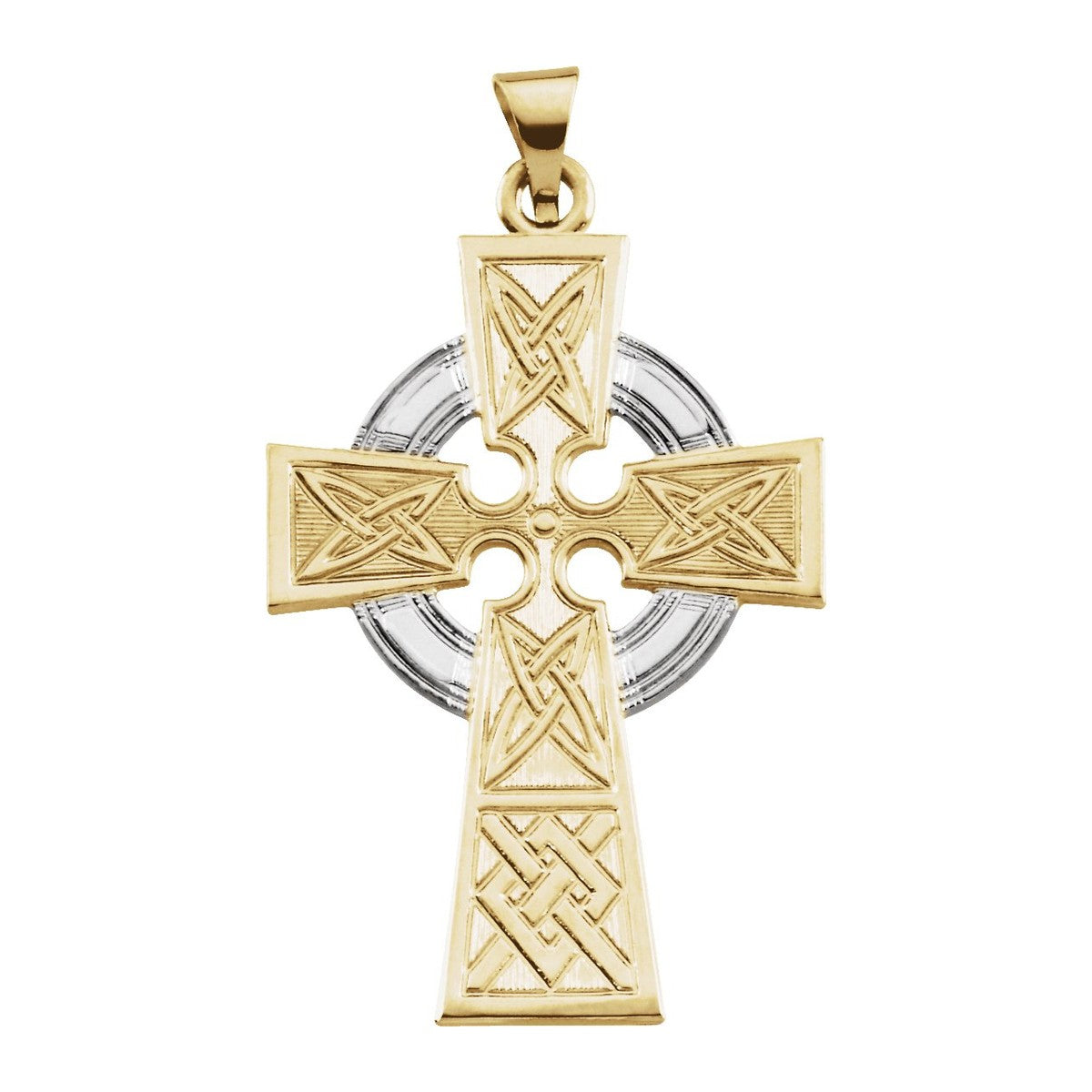 Celtic-Inspired Cross Pendant