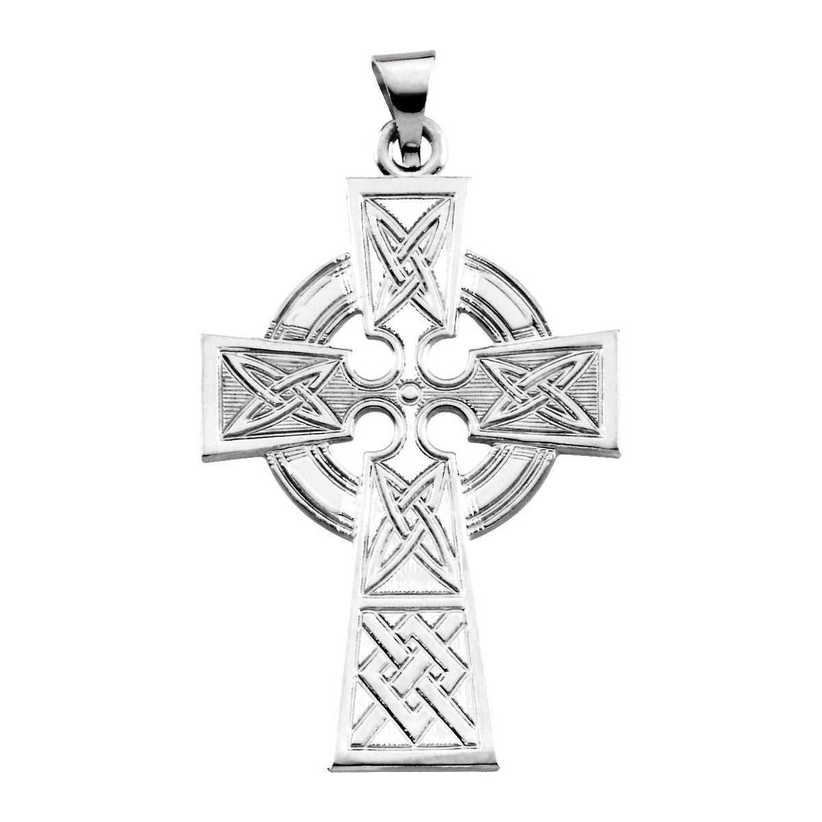Celtic-Inspired Cross Pendant