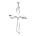 Modern Freeform Cross Pendant