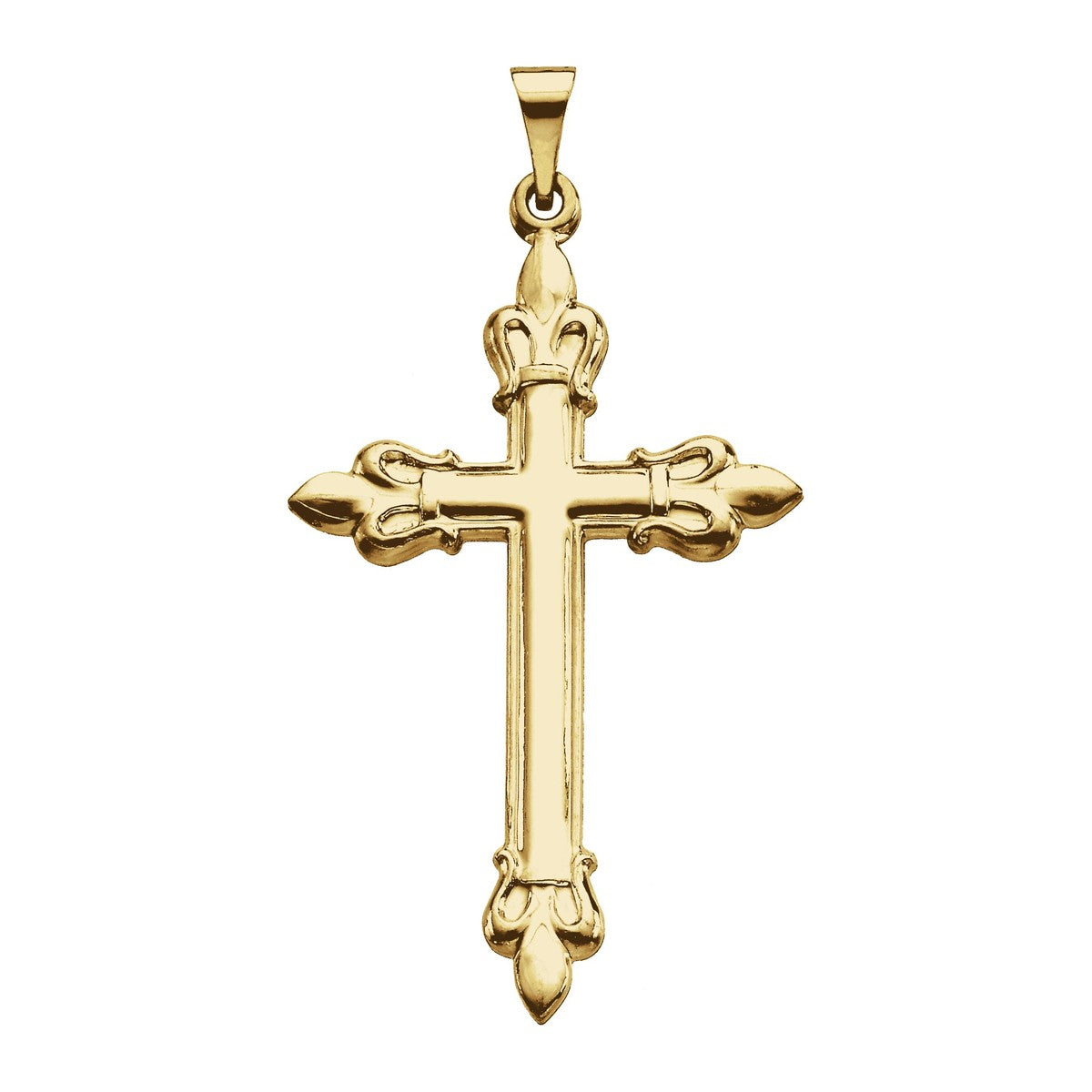 Fleur-de-Lis Cross Pendant
