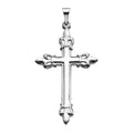 Fleur-de-Lis Cross Pendant
