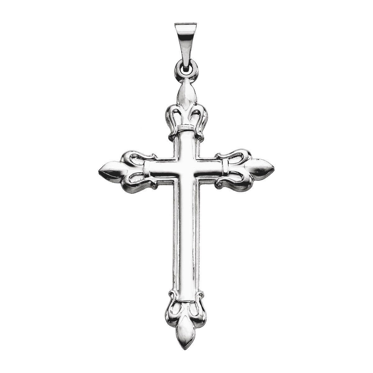 Fleur-de-Lis Cross Pendant