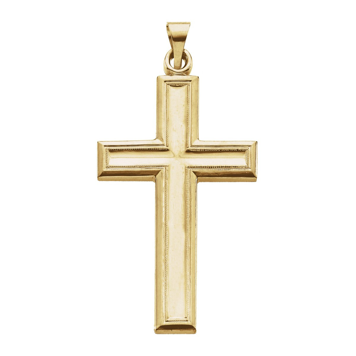 Large Framed Cross Pendant