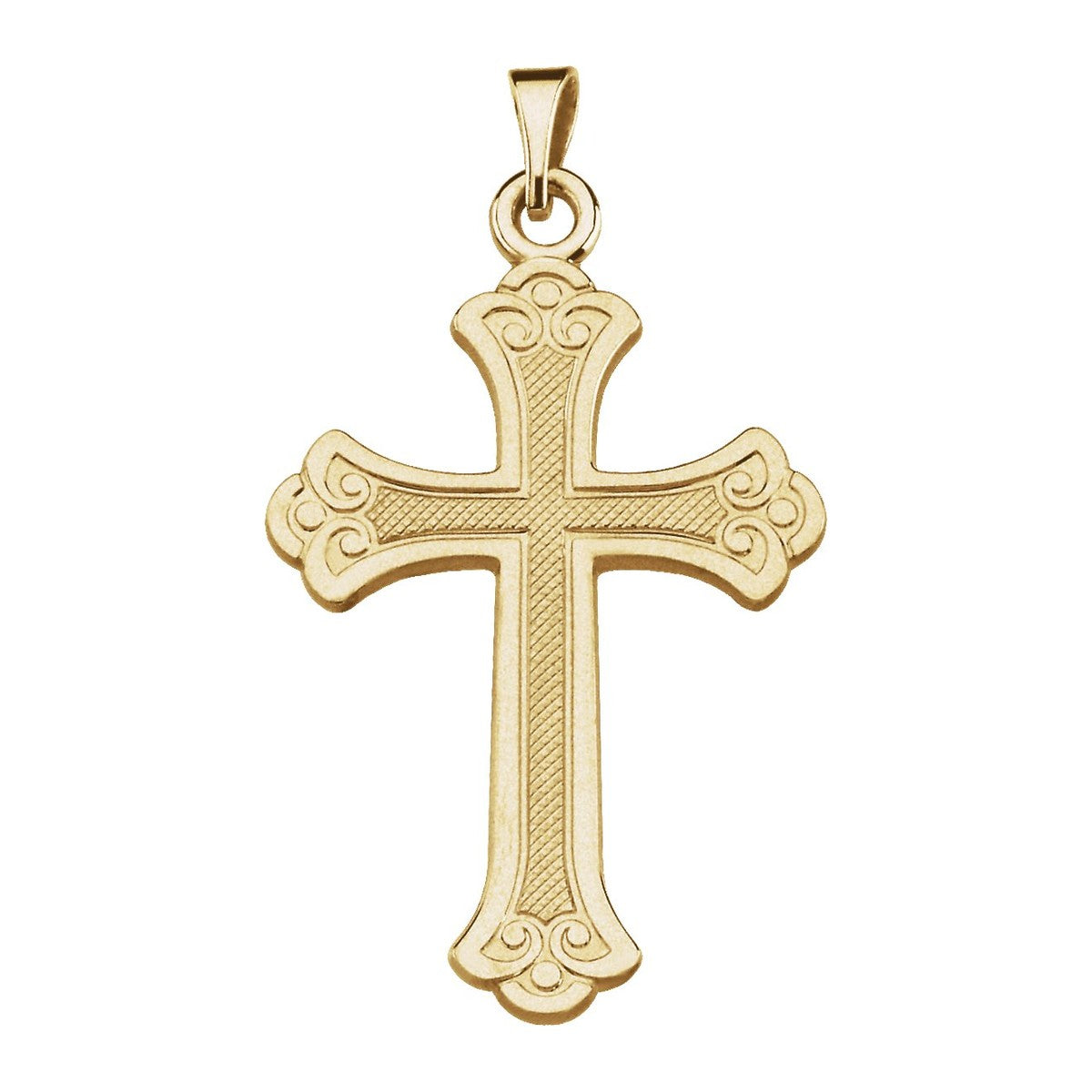 Budded Cross Pendant