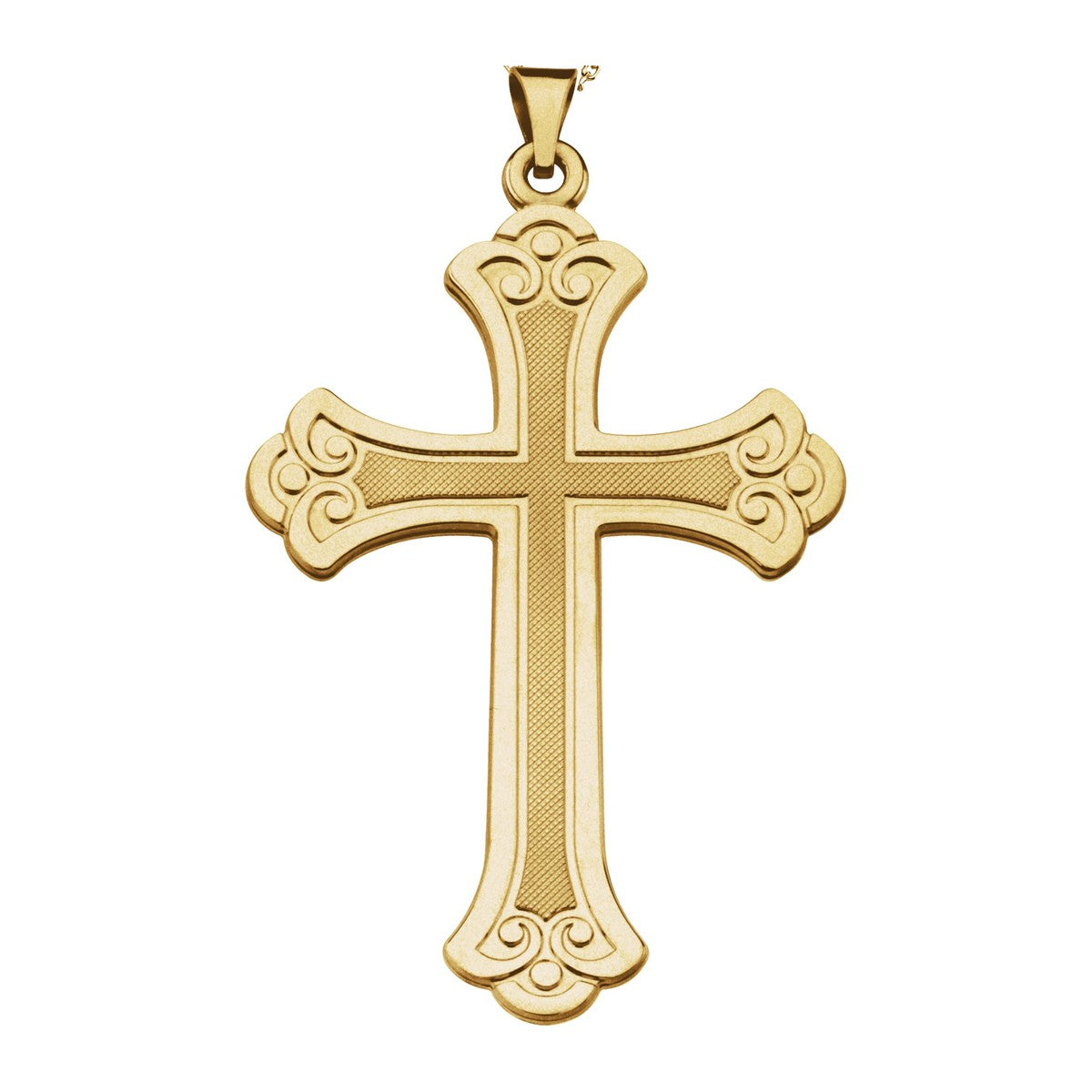 Budded Cross Pendant