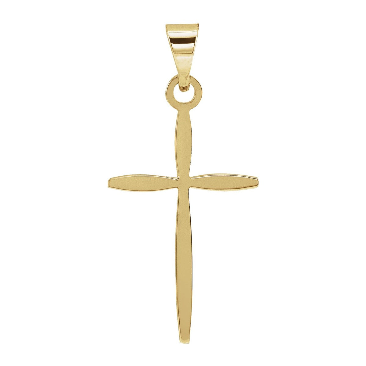 Slim Pointed Cross Pendant
