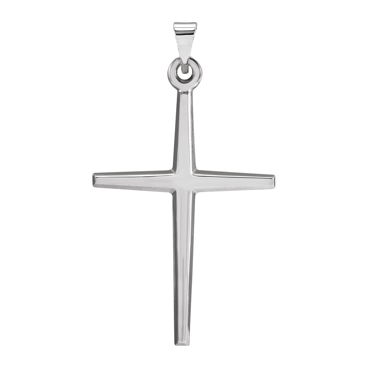 Pointed Tapered Cross Pendant