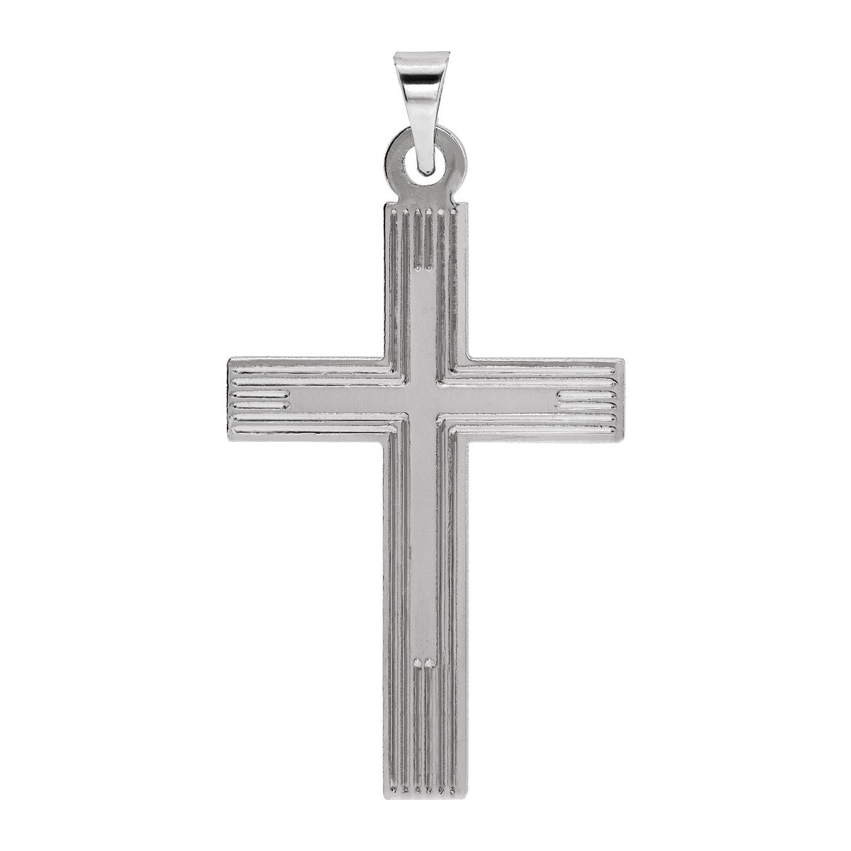 Lined Cross Pendant