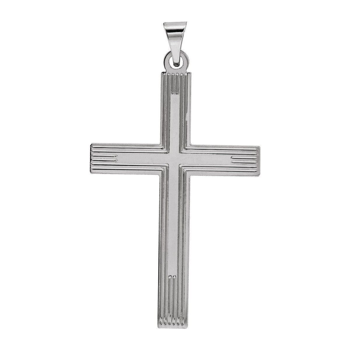 Lined Cross Pendant