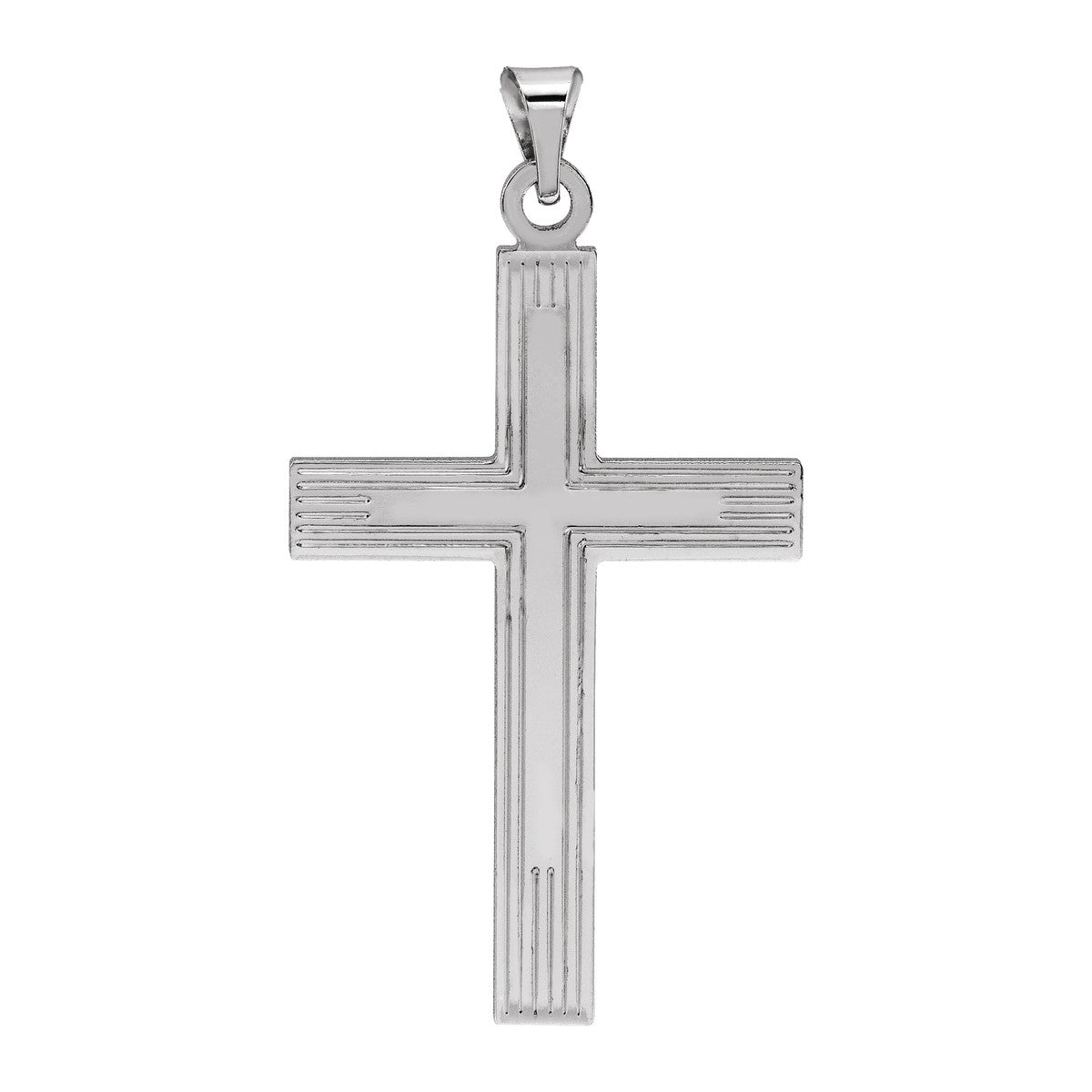 Lined Cross Pendant